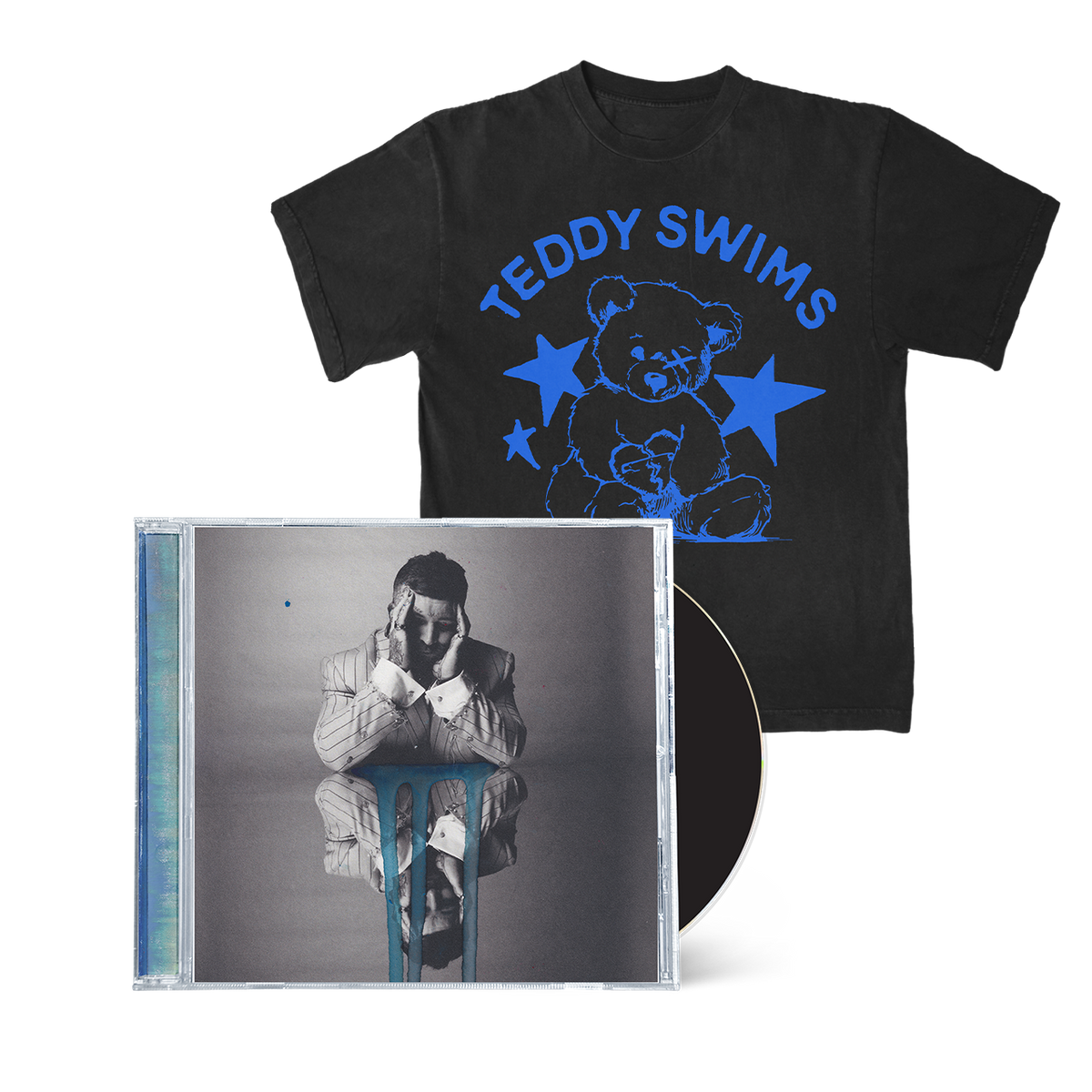 UGLY Signed CD & Stars Teddy T-Shirt Bundle